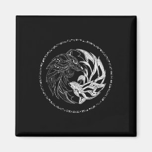 Yin Yang, Wolf, Wolves, Yinyang, Chi Gong Taichi, Magnet