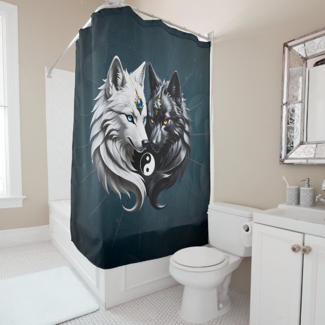 Yin Yang Wolves.  (In Situ)