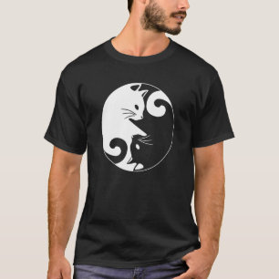 Yin Yang Yoga Zen Cute Cats for Cat  1 T-Shirt