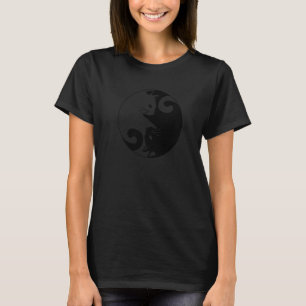 Yin Yang Yoga Zen Cute Cats for Cat T-Shirt