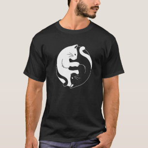 Yin Yang Yoga Zen Cute Cats for Yoga 1 T-Shirt