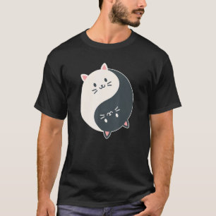 Yin Yang Yoga Zen Cute Cats for Yoga 3 T-Shirt