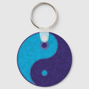 yin yang zen meditation tao keychain