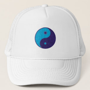 yin yang zen meditation tao trucker hat