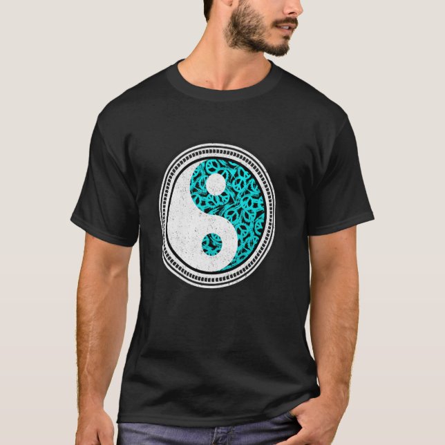 Ying and Yang Body and Soul Chinese Symbols China  T-Shirt (Front)
