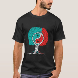 Ying and Yang Trees China Symbols Chinese Characte T-Shirt