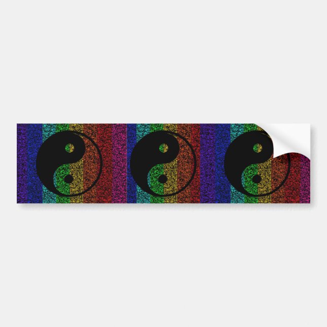 Ying Yang Bumper Sticker (Front)