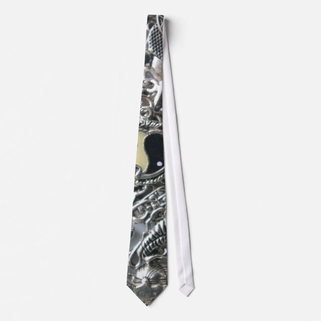 ying yang charm tie (Front)