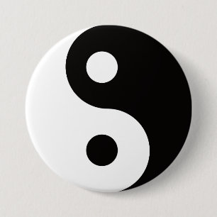 Ying Yang dualities 3 Inch Round Button