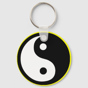 ying yang keychain