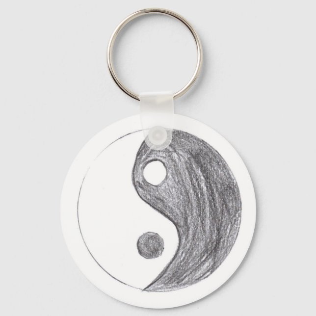 ying yang keychain (Front)