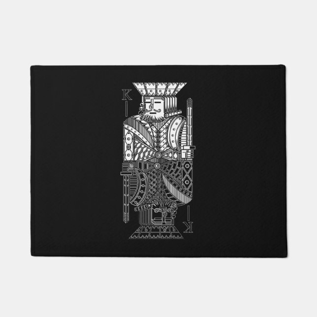 Ying Yang King Doormat (Front)