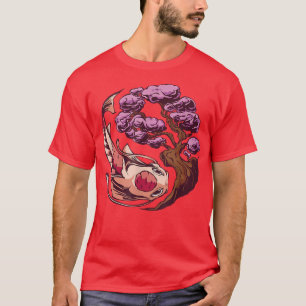 Ying & Yang Koi Fish Sakura Men's Women's Japan T-Shirt