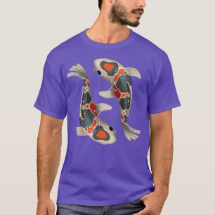 Ying Yang Koi Fish Swimming Koi Breeders Gift T-Shirt