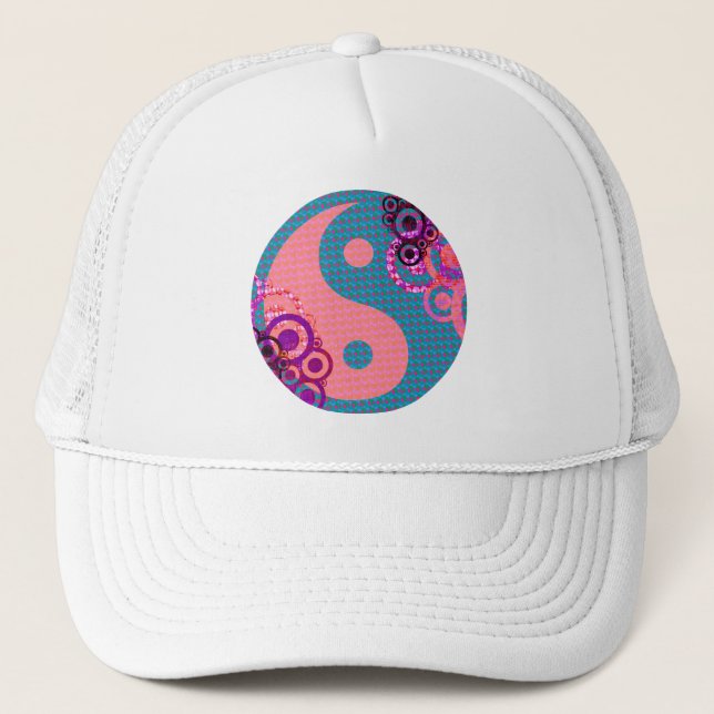 ying yang trucker hat (Front)
