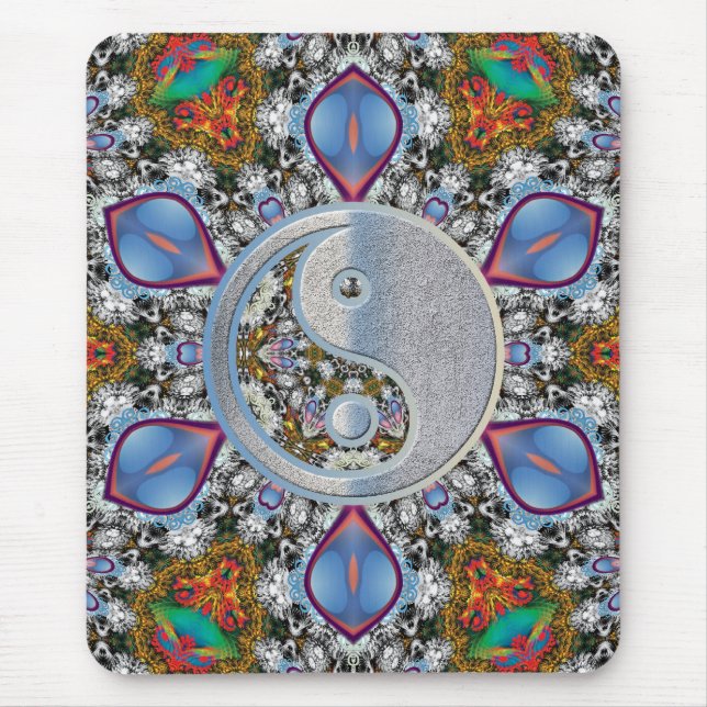 YingYang Lily Star Mousepad (Front)