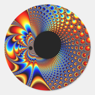 YinYang BigBang - autocollant de fractale