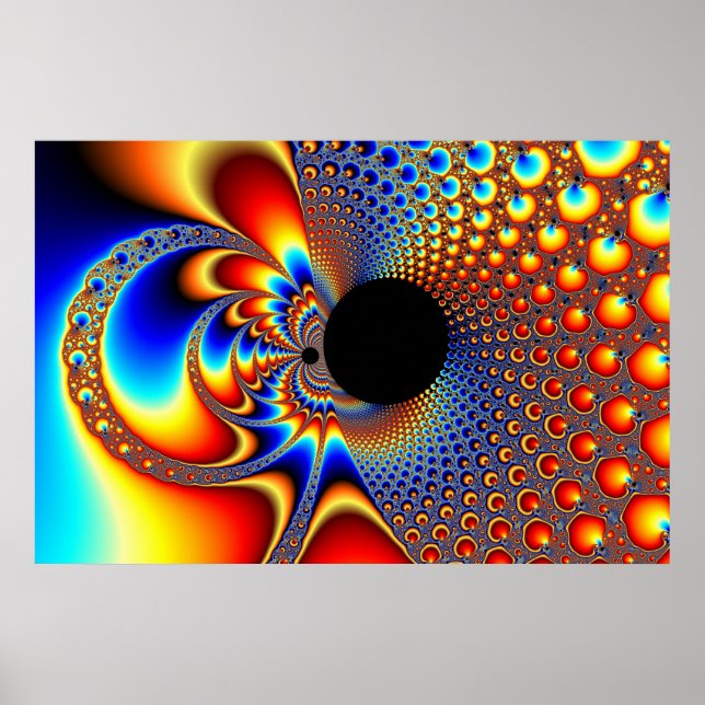 YinYang BigBang - Fractal Poster (Front)