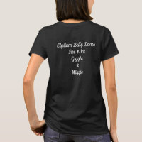 Yinyang du feu et de glace de T-shirt de danse de