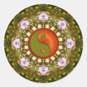 YinYang Mandala Scopes Sticker