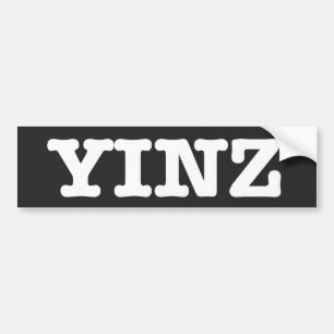Yinz - bumper sticker