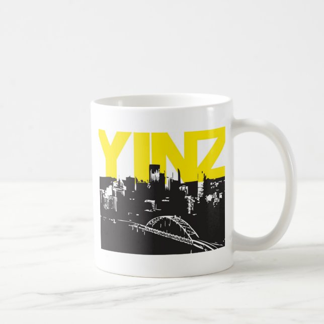 Yinz Pittsburgh Coffee Mug (Right)