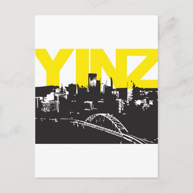 Yinz Pittsburgh Postcard (Front)