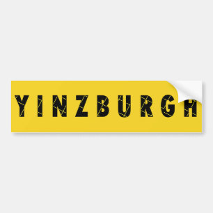 Yinzburgh Bumper Sticker