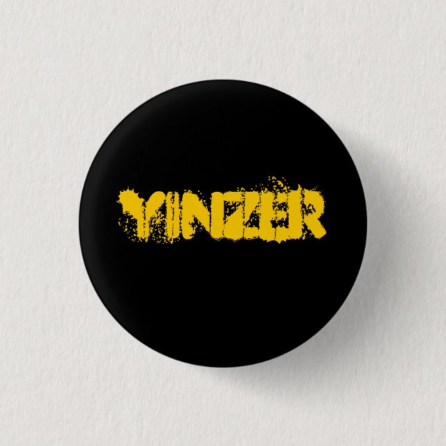 Yinzer 1 Inch Round Button (Front)