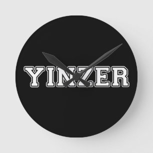 Yinzer Round Clock