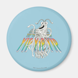 Yip Yips B&W Sketch Drawing Magnet