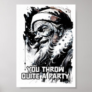 Yippee Ki Yay Funny Christmas Quote Pop Culture Poster