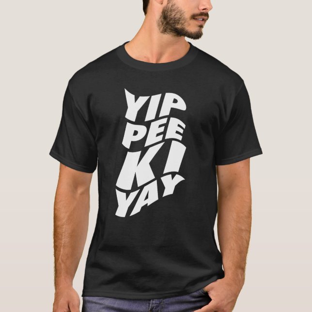 Yippee Ki Yay Xmas Mofos (White) T-Shirt (Front)