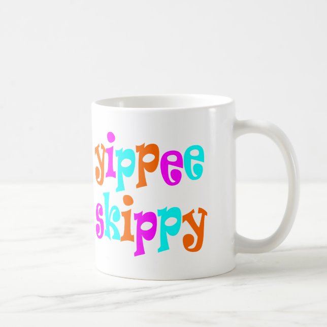yippee skippy coffee mug (Right)
