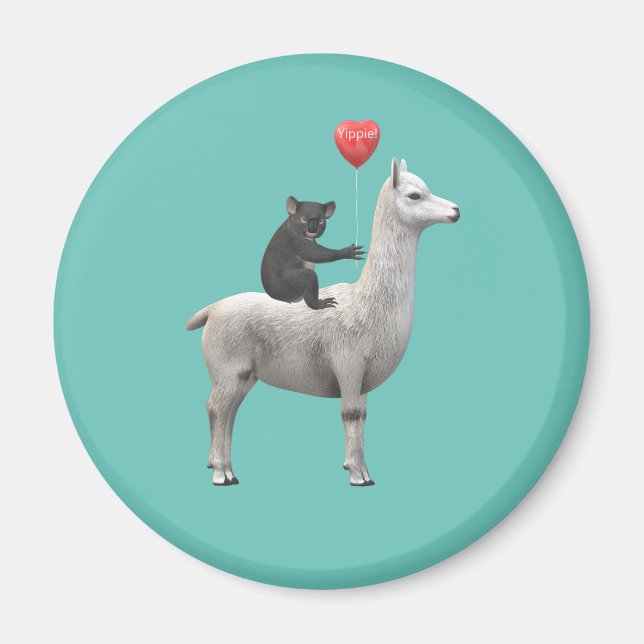 Yippie! Ein Australier in Peru Magnet (Front)