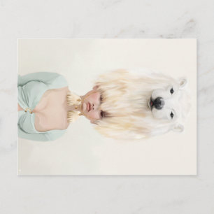 yips beargirl postcard