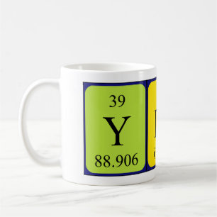 Ylies periodic table name mug