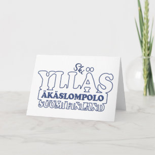 YLLÄS FINLAND greeting card