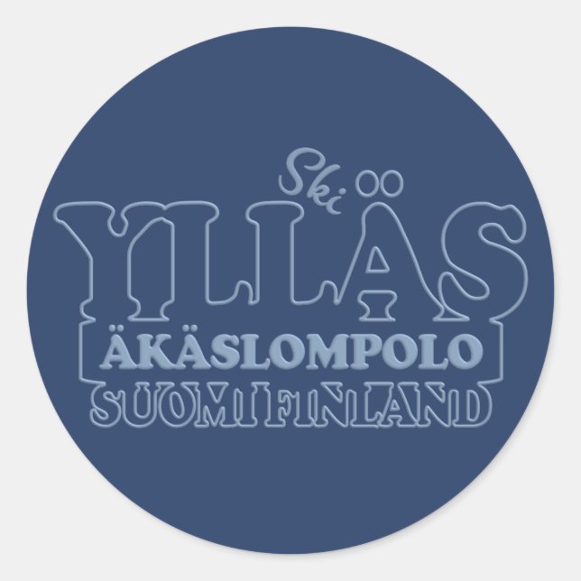 YLLÄS FINLAND stickers (Front)