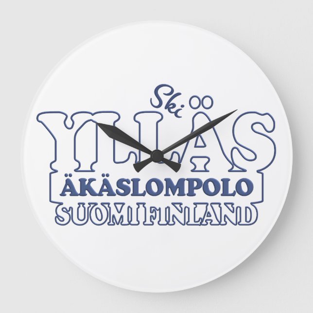YLLÄS FINLAND wall clock (Front)
