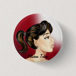 Yllwenn 1 Inch Round Button