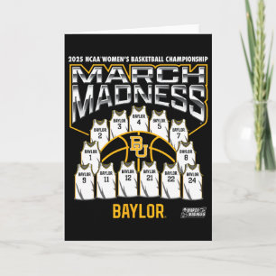Ylor March Madness 2025 Women's Sketll Nil  Card