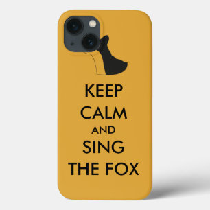 Ylvis Funny Keep Calm and Sing the Fox iPad Air iPhone 13 Case
