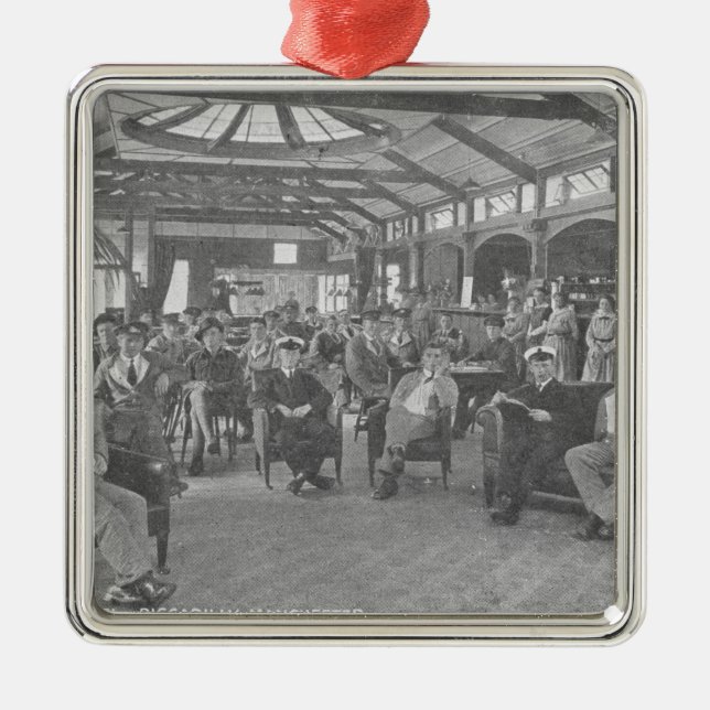 YMCA Hostel, Piccadilly, Manchester, c.1910 Metal Ornament (Front)