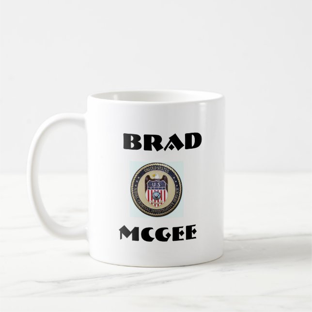 YNCIS special agent mug (Left)
