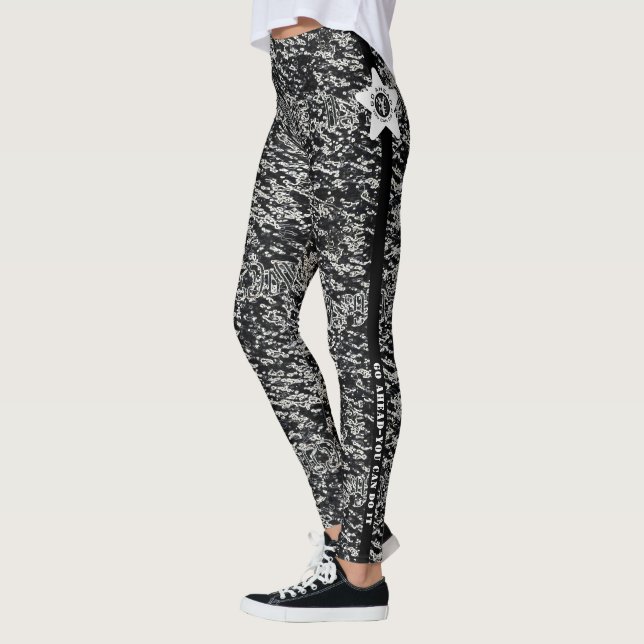 YNOTME LEGGINGS EFFORT IS THE KEY STAR (A) (Left)