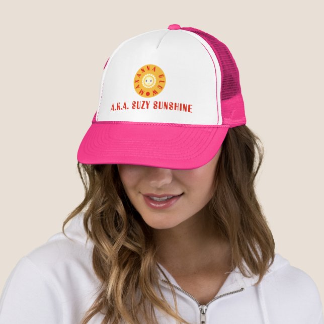 YNOTME MAXANNA GLOW  TRUCKER HAT (In Situ)