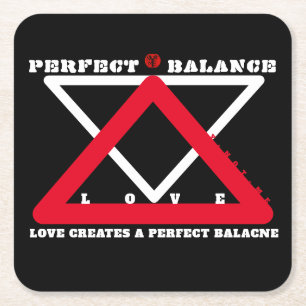 YNOTME PERFECT BALANCE 4b3 Paper Coaster
