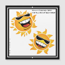 YNOTME THE SUNSHINE BROTHER Carte magnétique