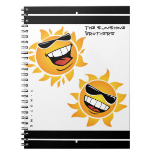 YNOTME THE SUNSHINE BROTHERS NOTEBOOK
